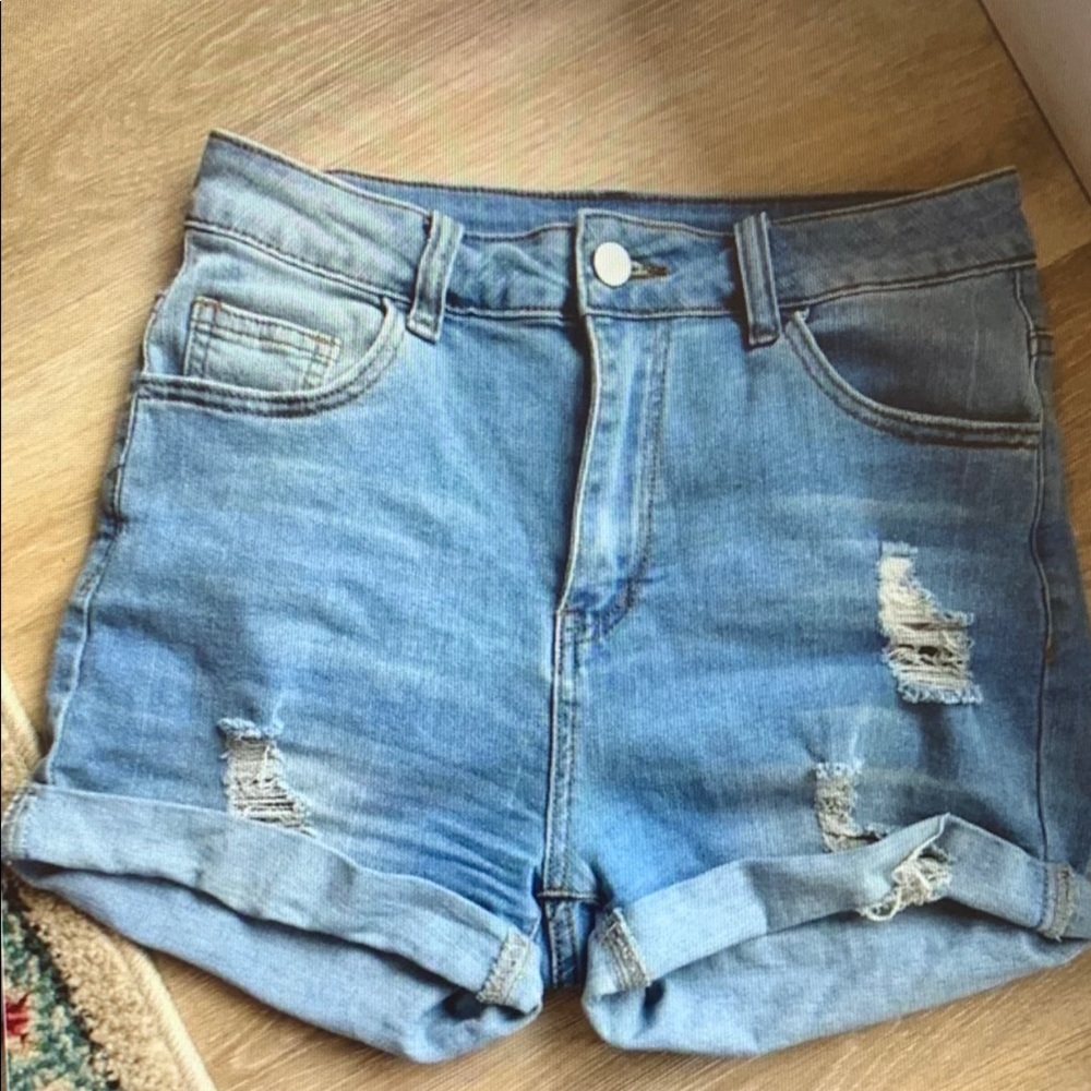 Denim Blue Women's Shorts